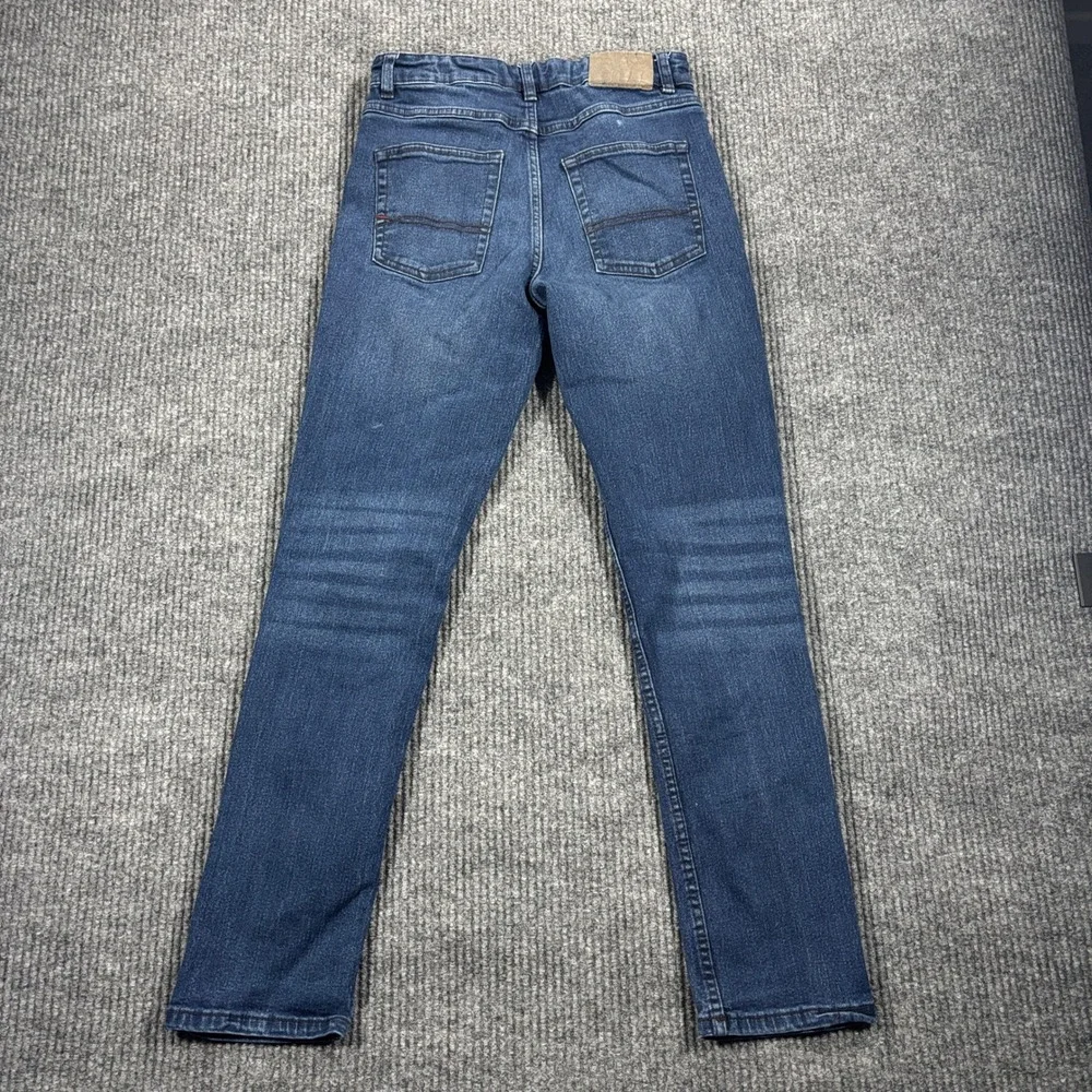Tommy Hilfiger Straight Jeans Boys Size 14‎ Blue Stretch Adjustable Waist